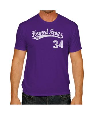 Men's Jake Arrieta Purple TCU Horned Frogs NCAA Baseball T-shirt