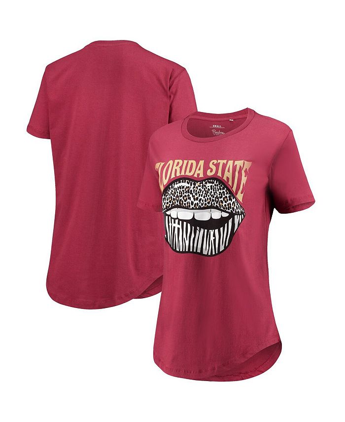 Pressbox Women's Florida State Seminoles Wild Lips Core Tshirt