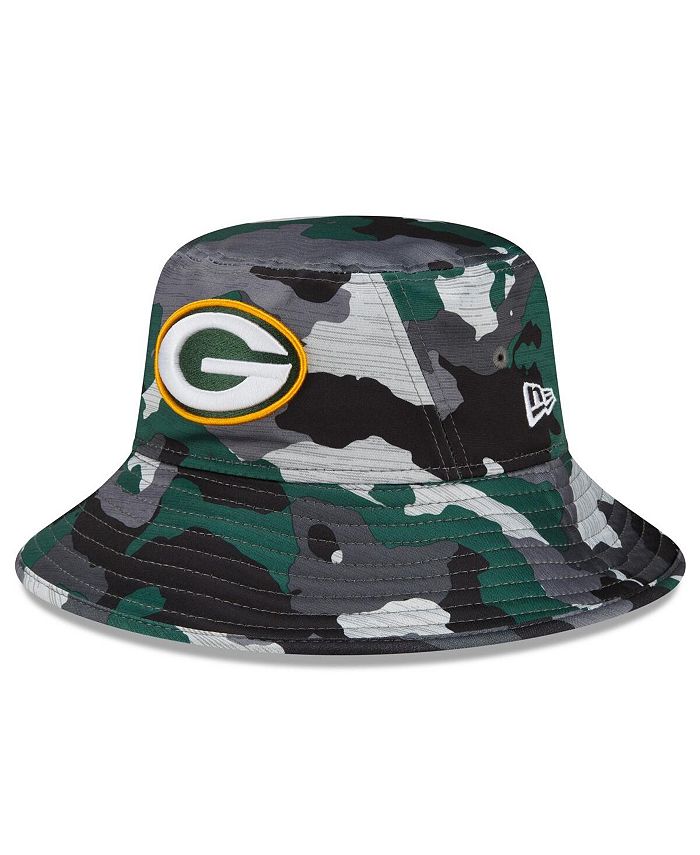 New Era Men's Camo Green Bay Packers 2022 NFL Training Camp Official Bucket  Hat - Macy's