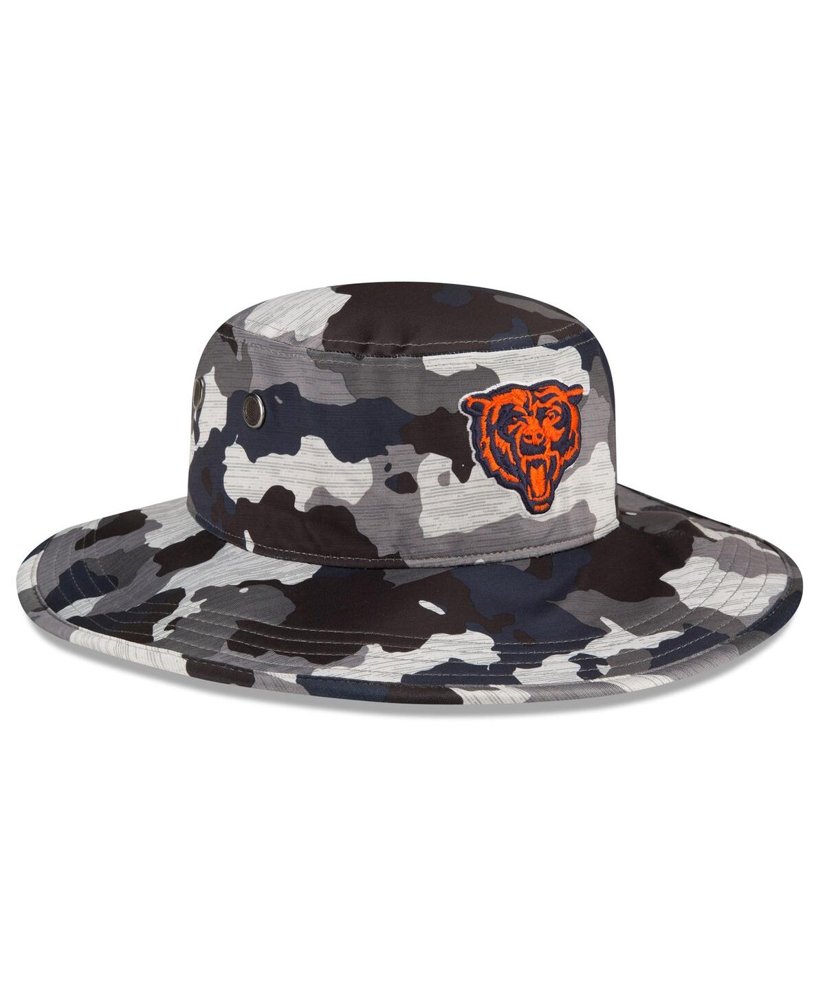 Shop New Era Men's  Camo Chicago Bears 2022 Nfl Training Camp Official Mascot Panama Bucket Hat