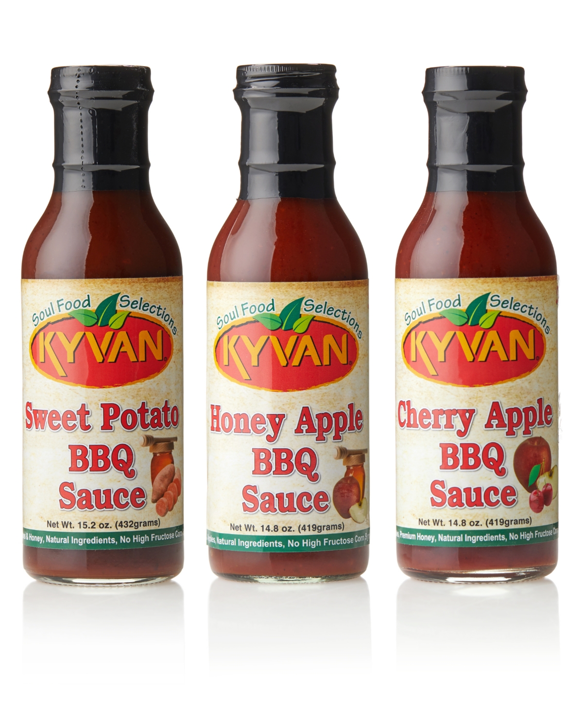 Kyvan Foods Bbq Sauce Extravaganza Variety Set, Pack Of 3