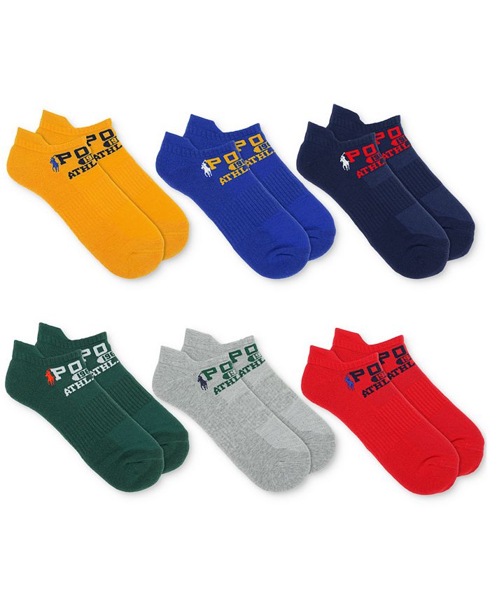 Polo Ralph Lauren Men's 6Pair of POLO 93 LowCut Socks Macy's