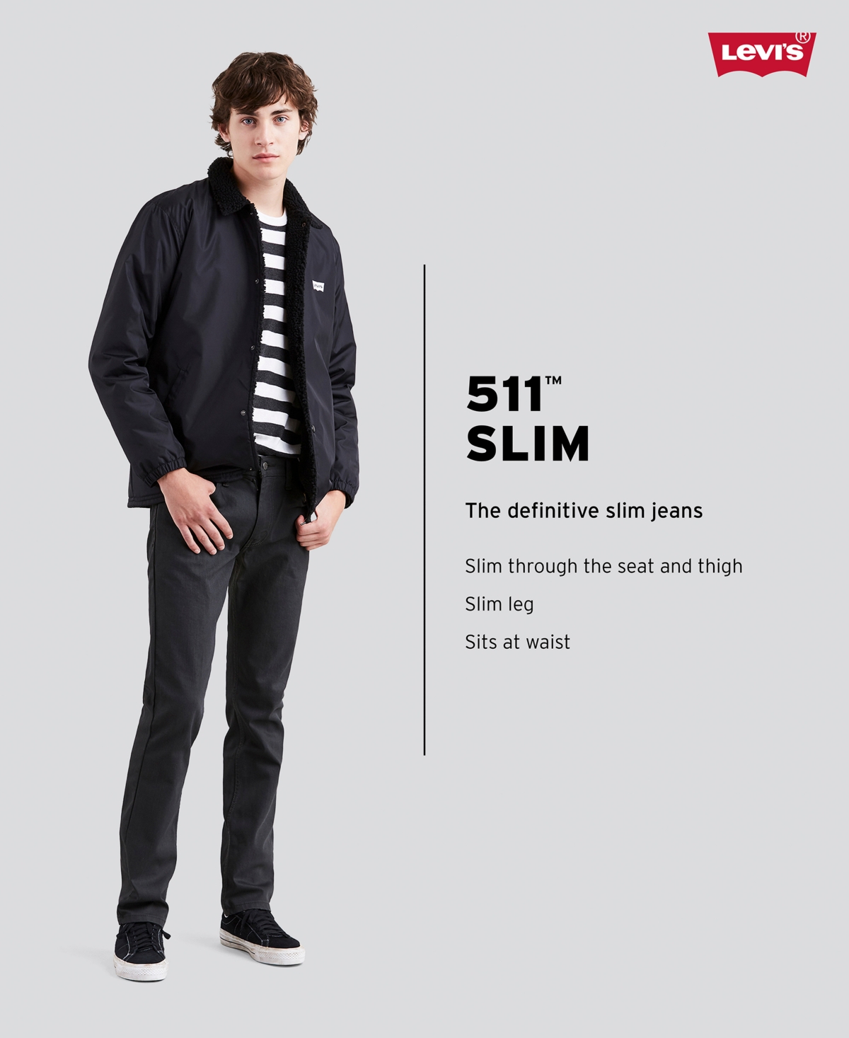 Shop Levi's Men's 511 Slim All Seasons Tech Stretch Jeans In Nightwatch Blue
