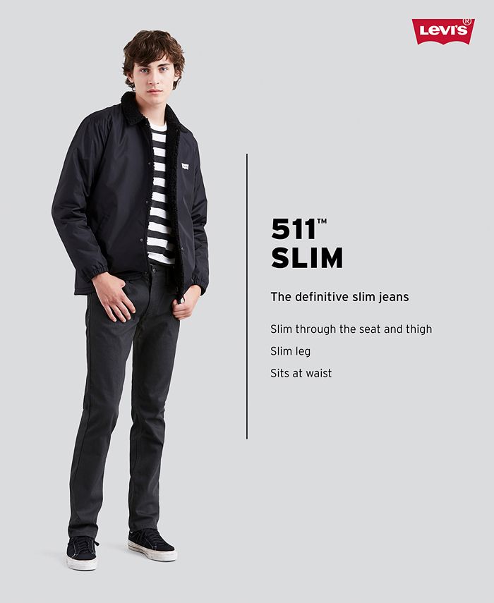 Levi's Men's 511™ Flex Slim Fit Eco Performance Jeans & Reviews - Jeans -  Men - Macy's