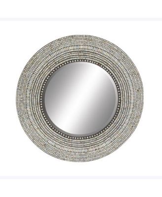 Coastal Wood Wall Mirror, 32" x 32"