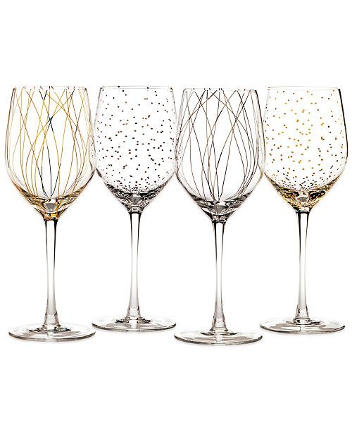 Mikasa Cheers Party Wine Glasses, Set of 4 A Macy's Exclusive