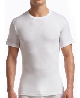 Men's Supreme Cotton Blend Crew Neck Undershirts, Pack of 2