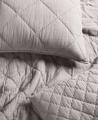 Hotel Collection Dobby Diamond 2-Pc. Sham Set, European, Exclusively at Macy’s