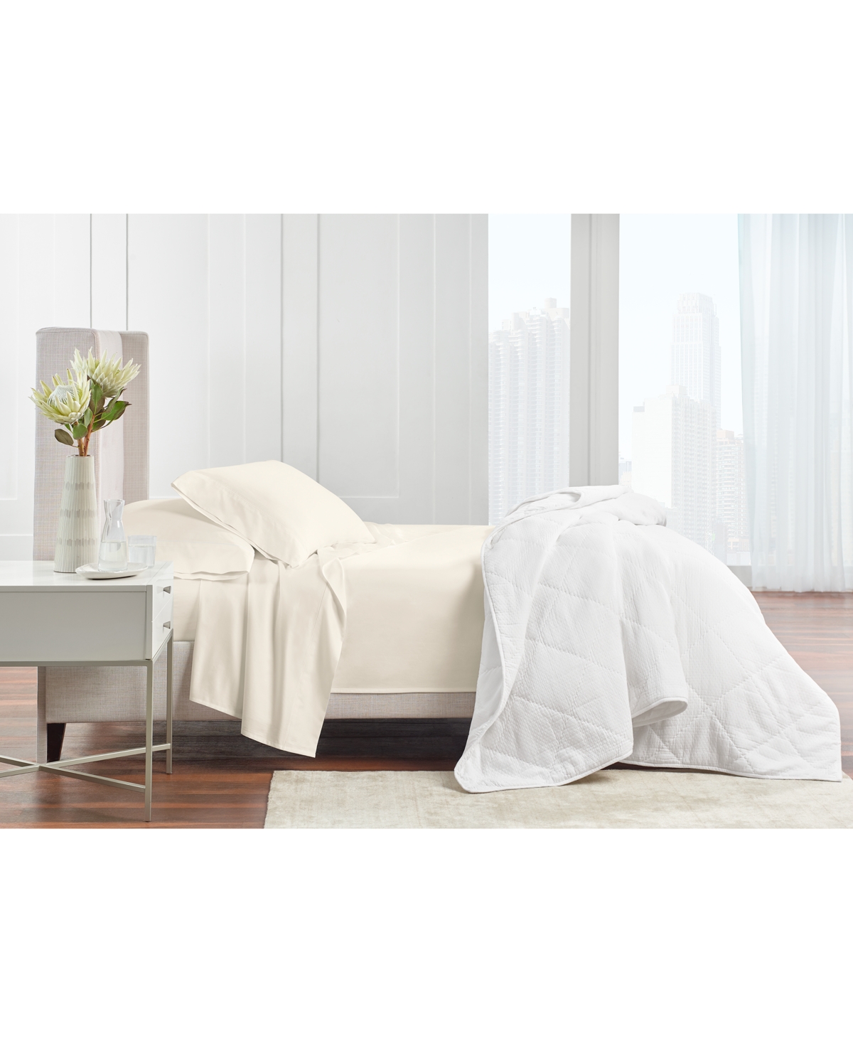 Hotel Collection 525 Thread Count Egyptian Cotton 4-Pc. Set, King, Exclusively at Macy's