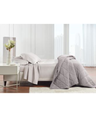 525 Thread Count Egyptian Cotton 4-Pc. Sheet Set, Queen, Exclusively at Macy’s