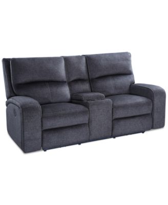 Macy's - Lovell Fabric Recliner Loveseat