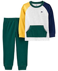 Toddler Boys Long Sleeves T-shirt and Joggers, 2-Piece Set