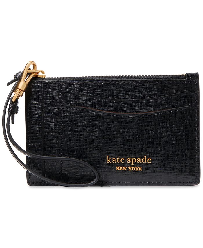 Kate Spade New York Morgan Saffiano Leather Card Holder Black