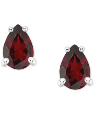 Garnet Pear Stud Earrings (1 ct. t.w.) in 14k Gold