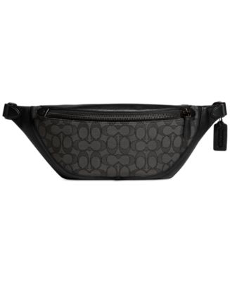 Coach Men'S League Belt Bag - Charcoal/Black for Men