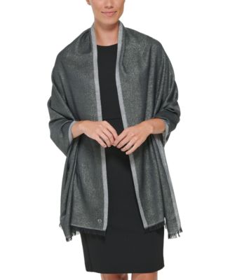 Women's Lightweight Metallic Evening Wrap