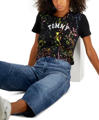 Tommy Jeans - Women's Paint-Splatter T-Shirt