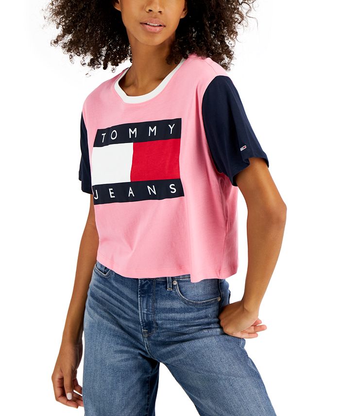 Tommy Jeans Colorblocked Flag - Macy's