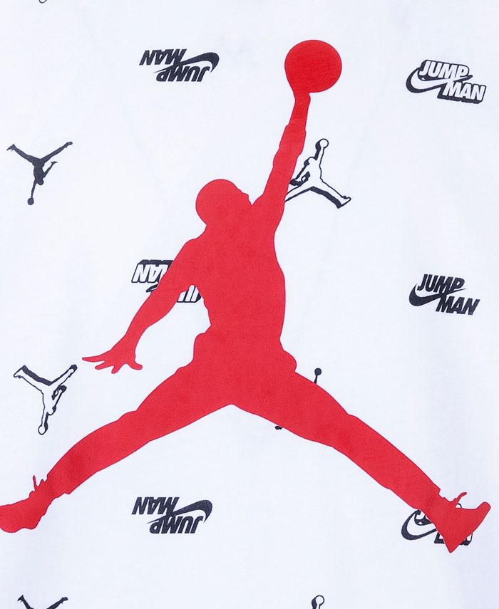 Jordan Big Boys Jumpman Graphic Logo Printed T-shirt & Reviews ...