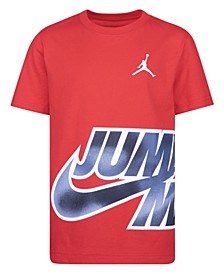 Big Boys MVP Jumpman Wrap Graphic Logo T-shirt