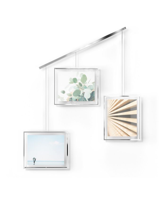 Umbra 3 Piece Exhibit Picture Frames Set, 32.28" x 1" x 29.74" Macy's