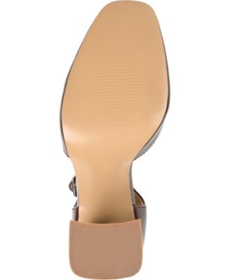 Women's Hesster Block Heel Ankle Strap Pumps