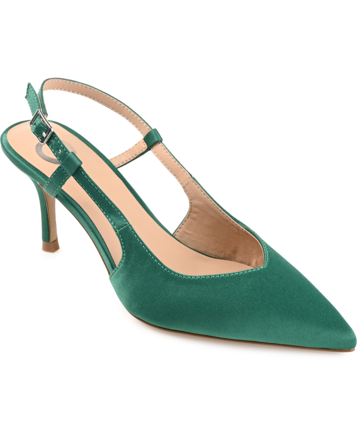 Shop Journee Collection Women's Knightly Slingback Pumps In Green