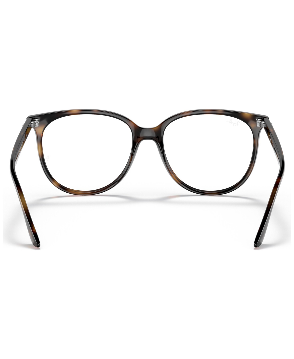 Ray Ban Rb4378v Optics Women's Square Low Bridge Fit Eyeglasses In Transparent Gray