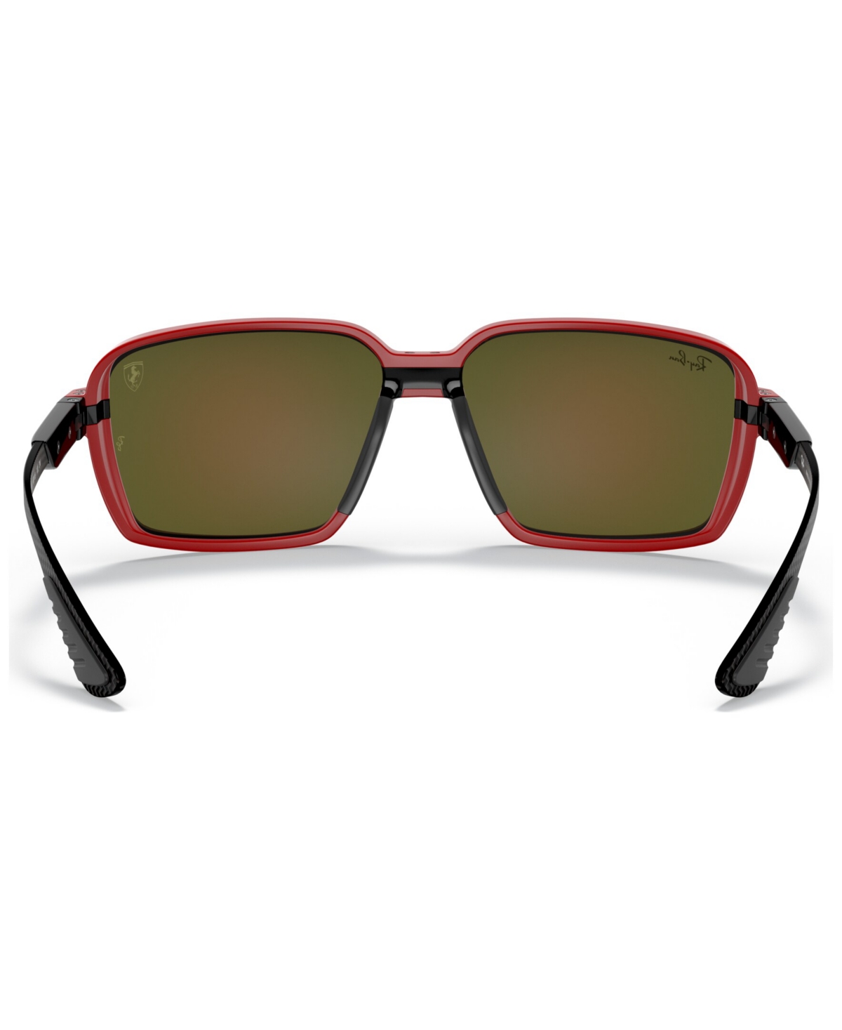 Shop Ray Ban Rb8360m Scuderia Ferrari Collection 62 Unisex Sunglasses In Red