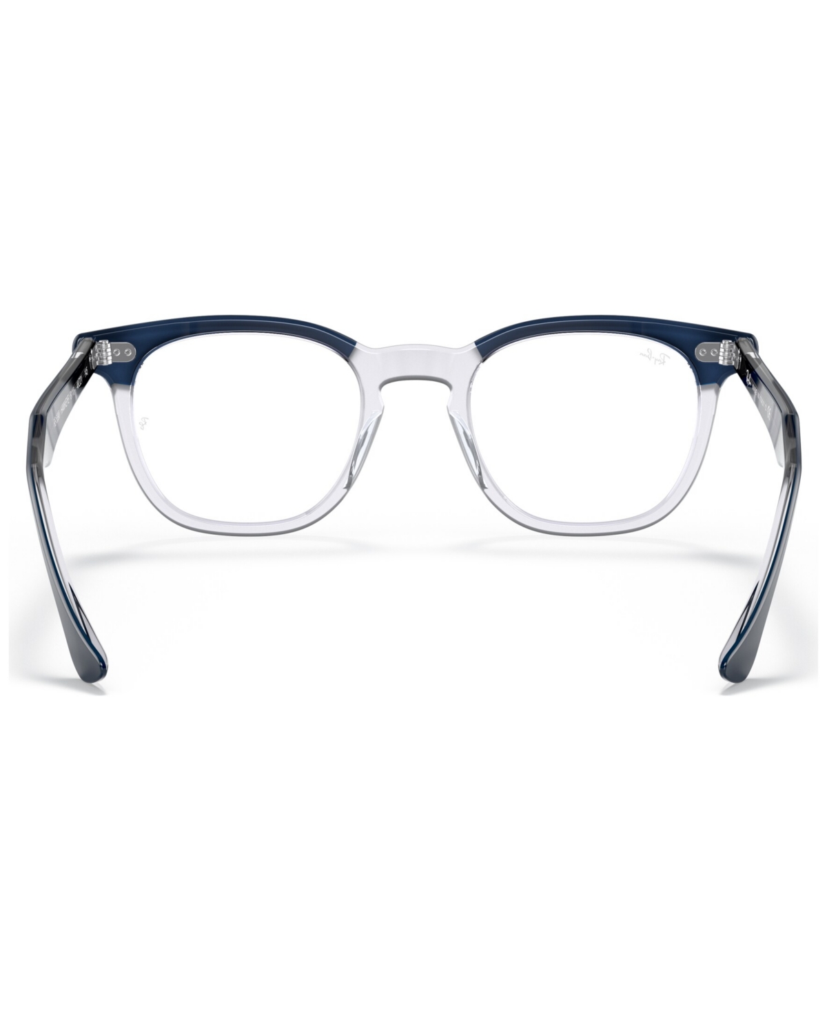 Ray Ban Rb5398 Hawkeye Unisex Square Eyeglasses In Gray On Trasparent
