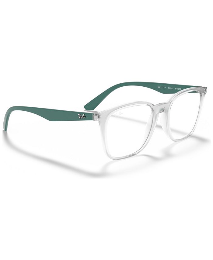 Ray Ban Rx7177 Unisex Square Eyeglasses Macys