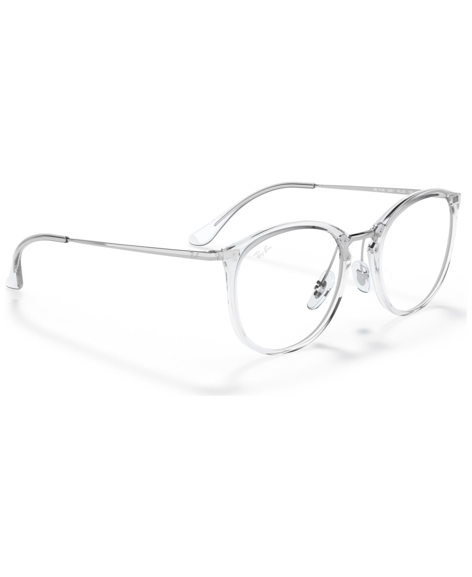 Woman Panthos Plastic RB7140 Optics Eyeglasses