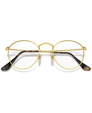 Round metal hotsell optics ray ban