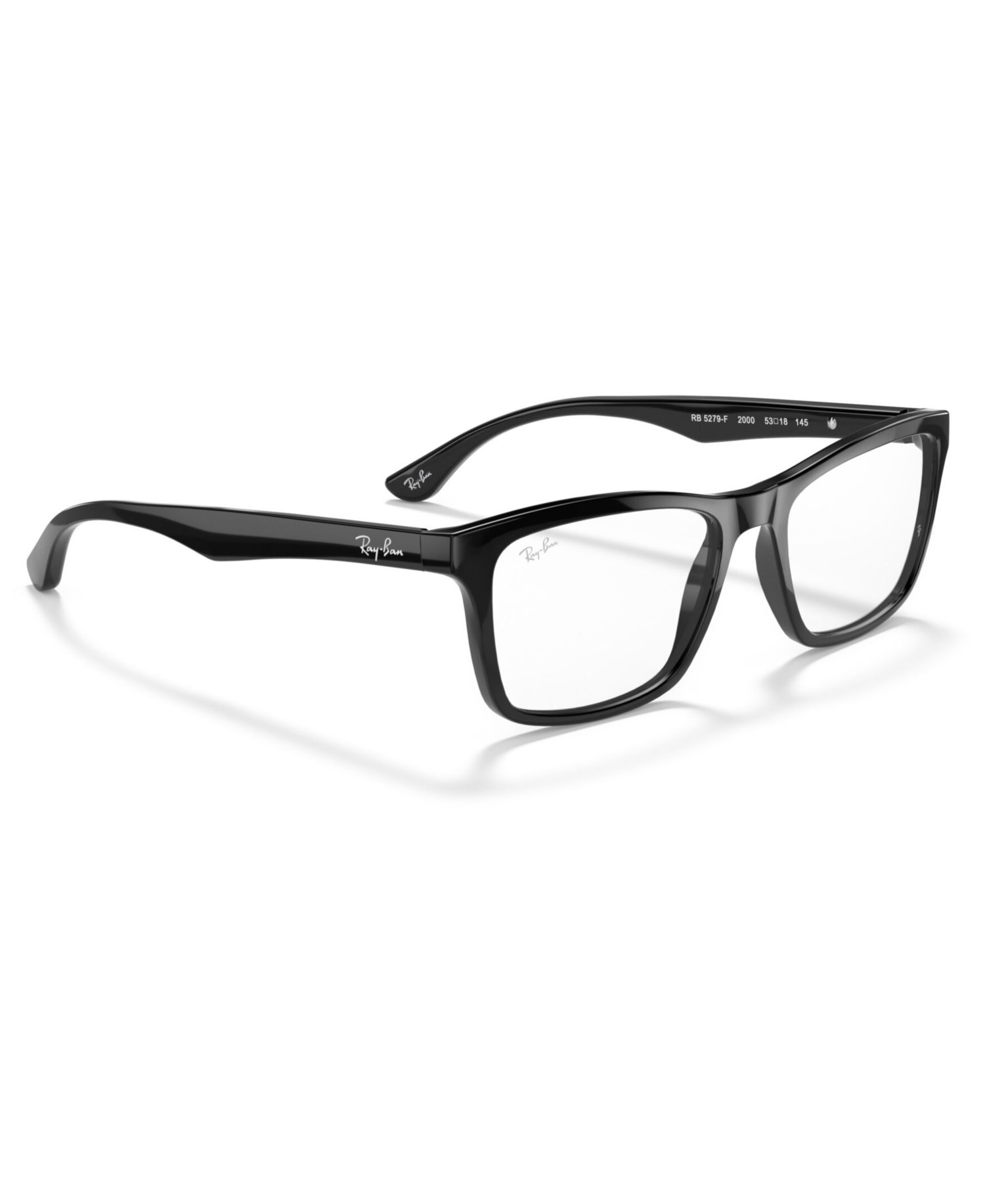 Unisex Square Plastic RB5279F RB5279 Optics Eyeglasses