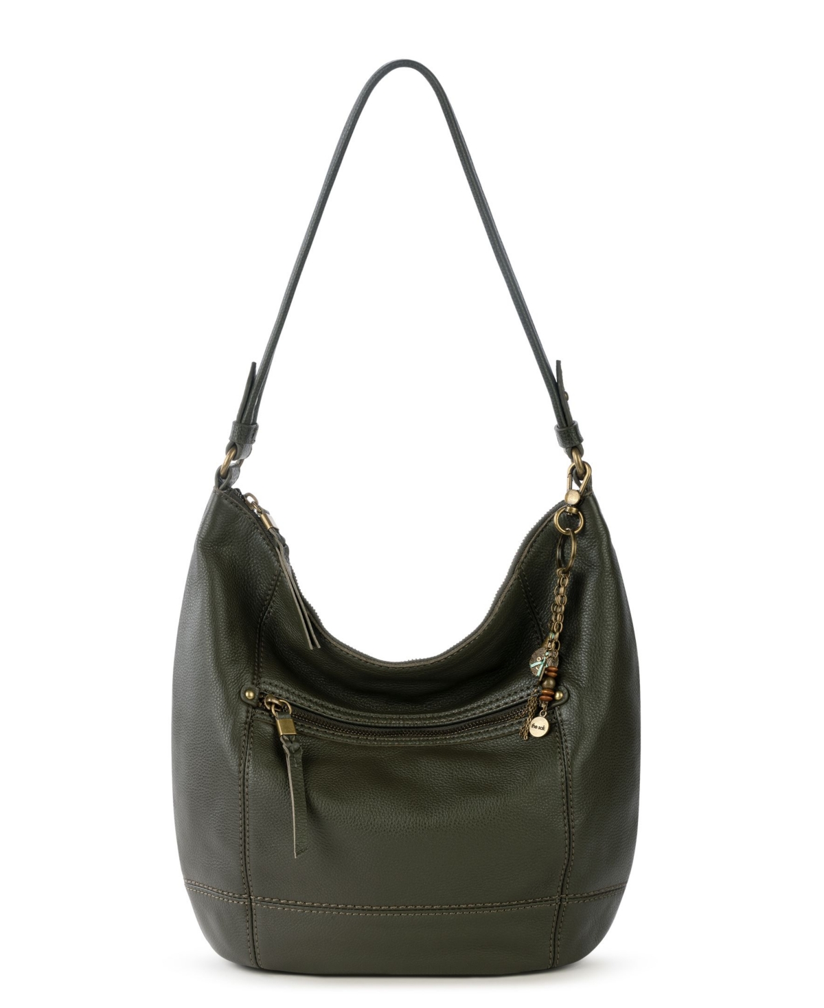 The sak sequoia leather hobo top