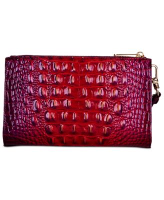 brahmin pink feline wallet