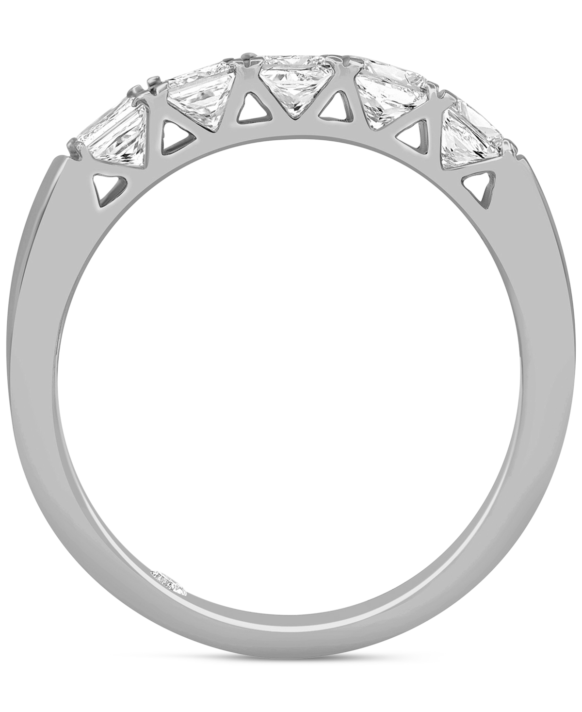 Diamond Princess Five Stone Band (1 ct. t.w.) in 14k- White Gold