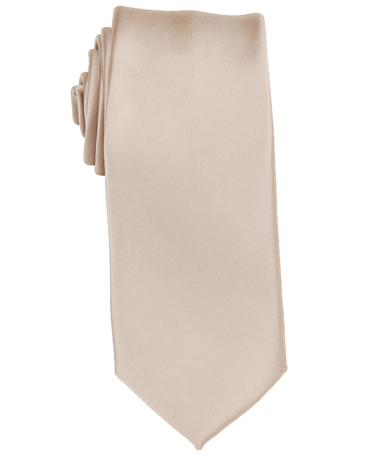 Men's Satin Solid Extra Long Tie