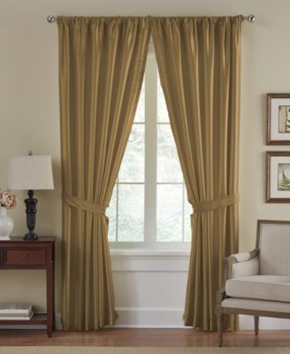 Versailles Faux Silk Blackout Window Curtain