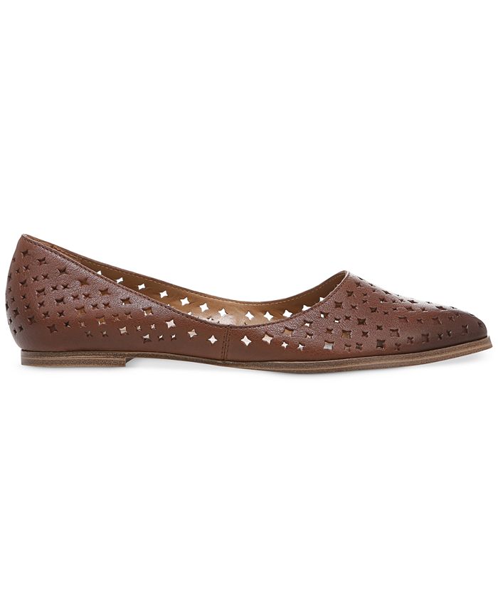 Zodiac Women's Hill Perforated Pointed Toe Flats - Macy's