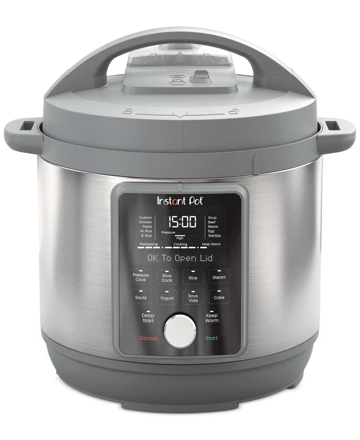 Instant Pot Duo Plus 8-Qt. Multi-Use Pressure Cooker with Whisper-Quiet Steam Release