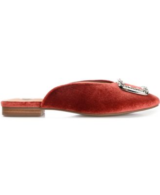 Women's Sonnia Velvet Embellished Mules