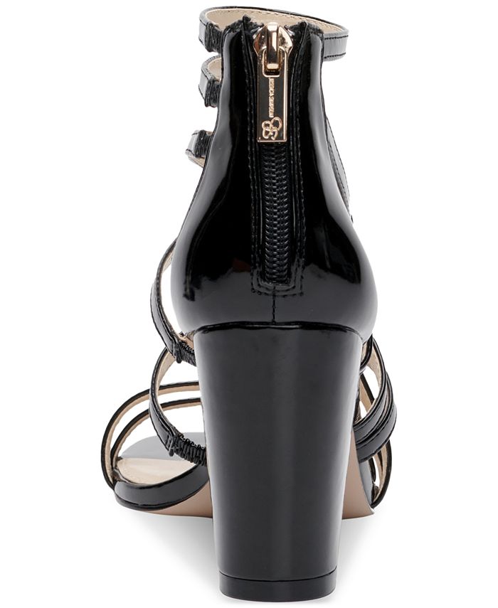 Jessica Simpson Stassey: Sandali Con Tacco E Cerniera, Colore Peltro. Eleganza E Comfort Per La Sera!