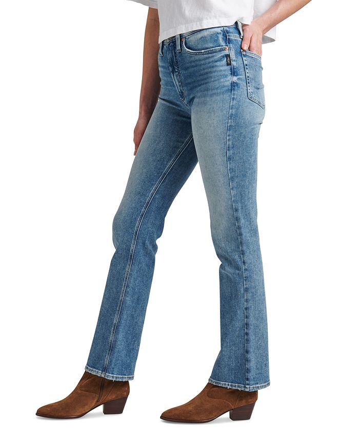 Silver Jeans Co. Women's Vintage-Inspired High-Rise Bootcut Jeans - Macy's