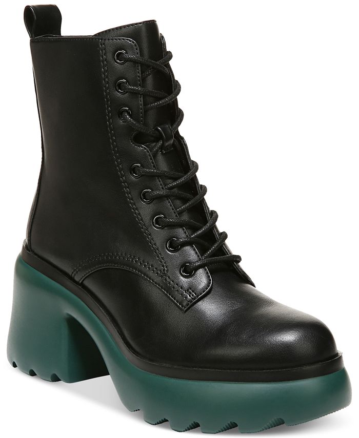 Bar III Women's Peliican Platform LaceUp Booties, Created for Macy's