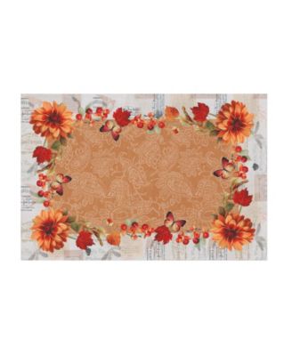 Fall in Love Set of 4 Placemats, 13" x 19"