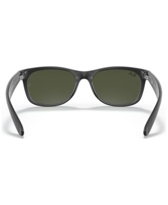 Unisex Low Bridge Fit Sunglasses, RB2132F NEW WAYFARER MATTE 55