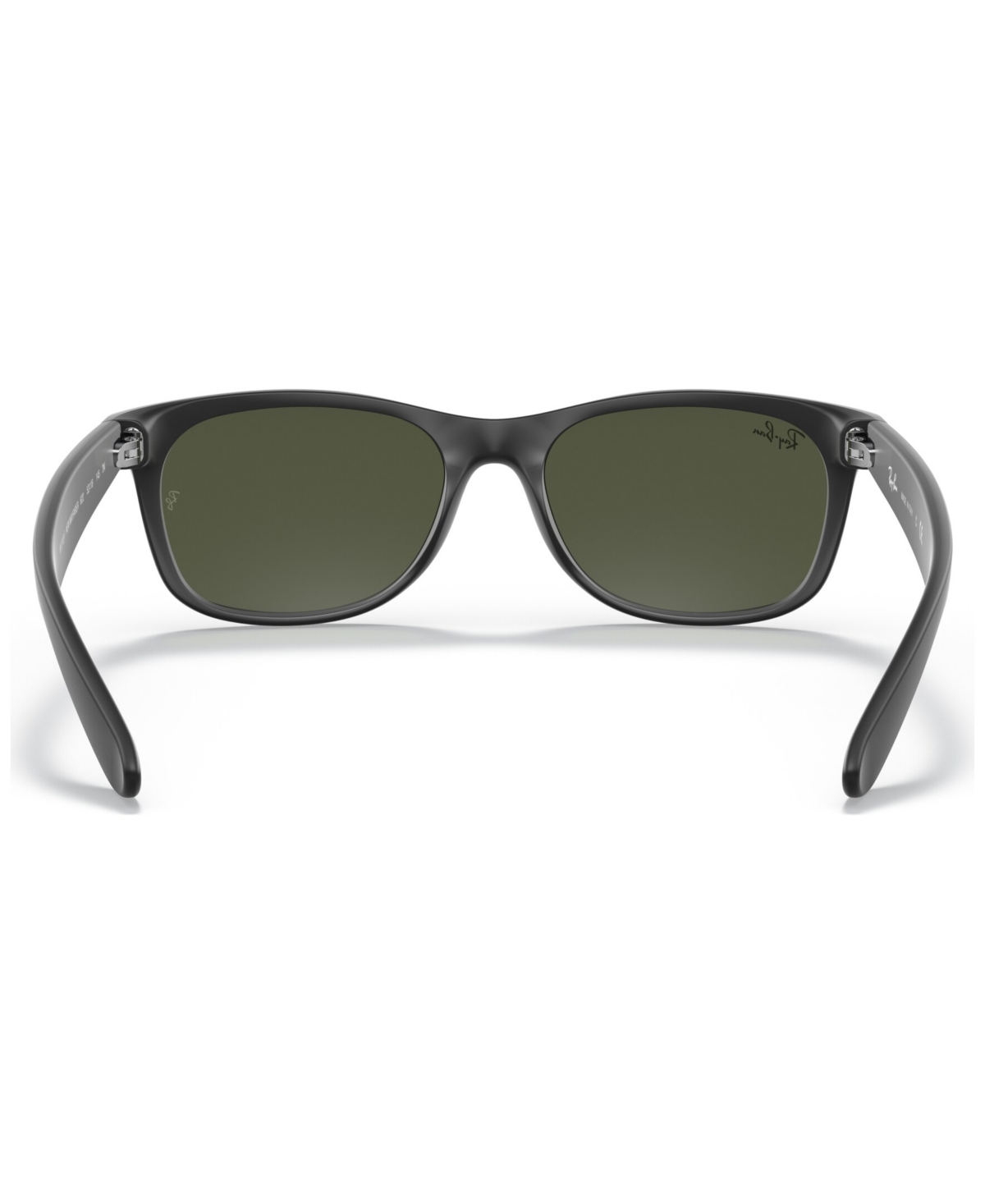 Ray Ban Unisex Low Bridge Fit Sunglasses, Rb2132f New Wayfarer Classic 58 In Black