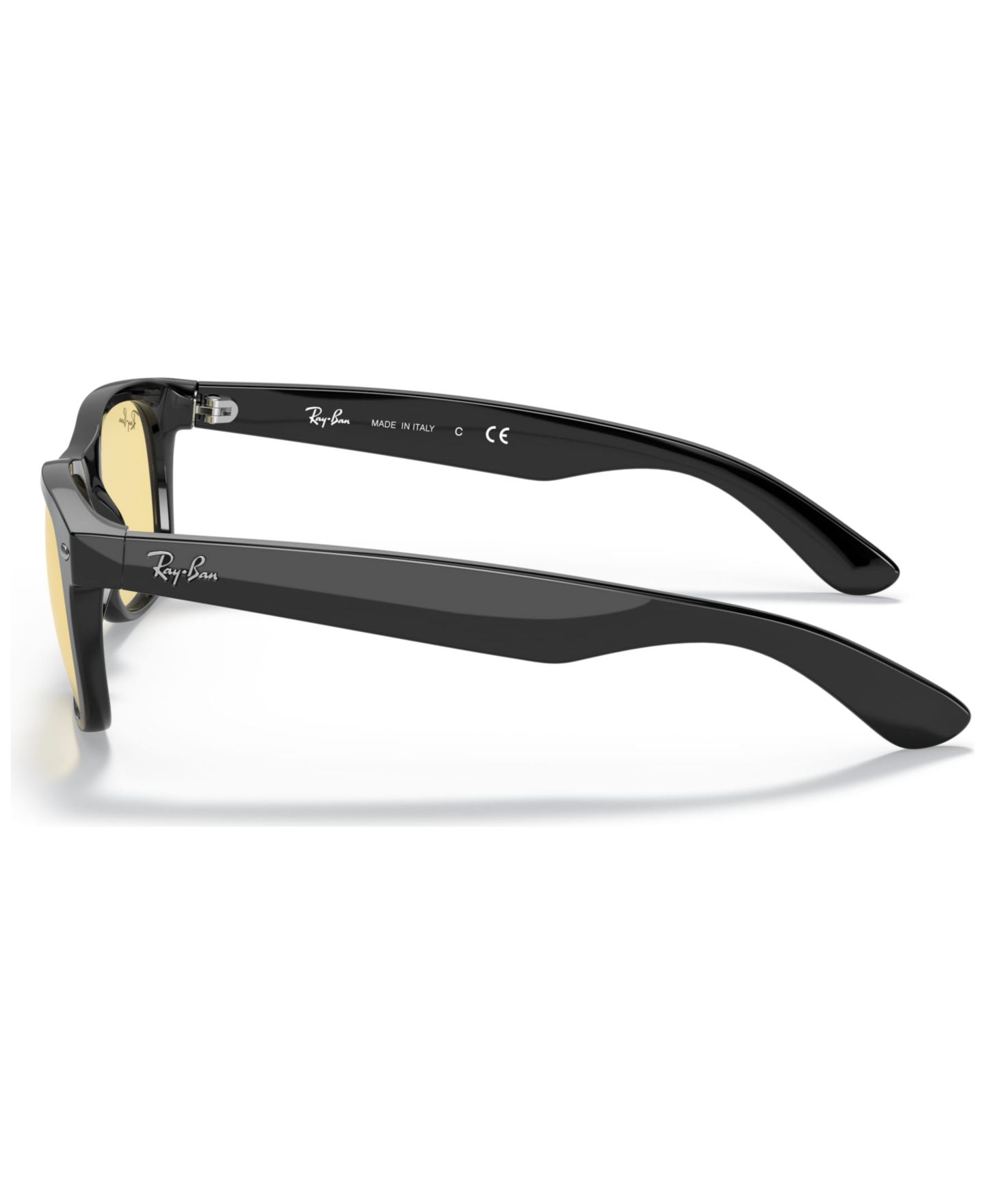 Солнцезащитные очки Ray-Ban Unisex Low Bridge Fit Sunglasses, RB2132F 55, цвет: Чёрный, вариант 1 — фото 3