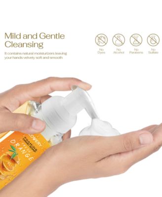 Hand Foaming Soap in Citrus Blend, Lemon, Orange, Pomelo, Lime, Pink Grapefruit, Moisturizing Hand Soap - Hand Wash Set, 6 Piece